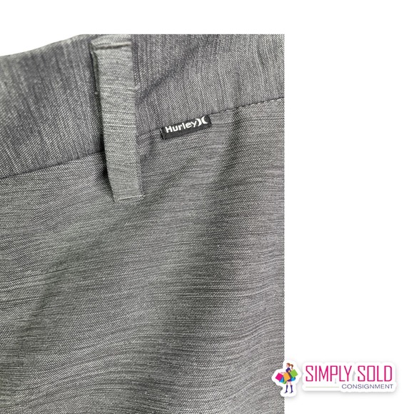 Hurley Nike Dri-Fit Men's Phantom Board Shorts Heather Gray Lightweight Sz 34 - Picture 5 of 8